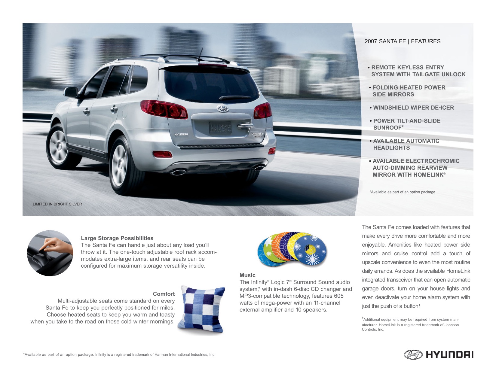 2007 Hyundai SantaFe Brochure Page 11